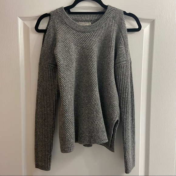 All Saints Terra Open Shoulder Sweater - Picture 2 of 3